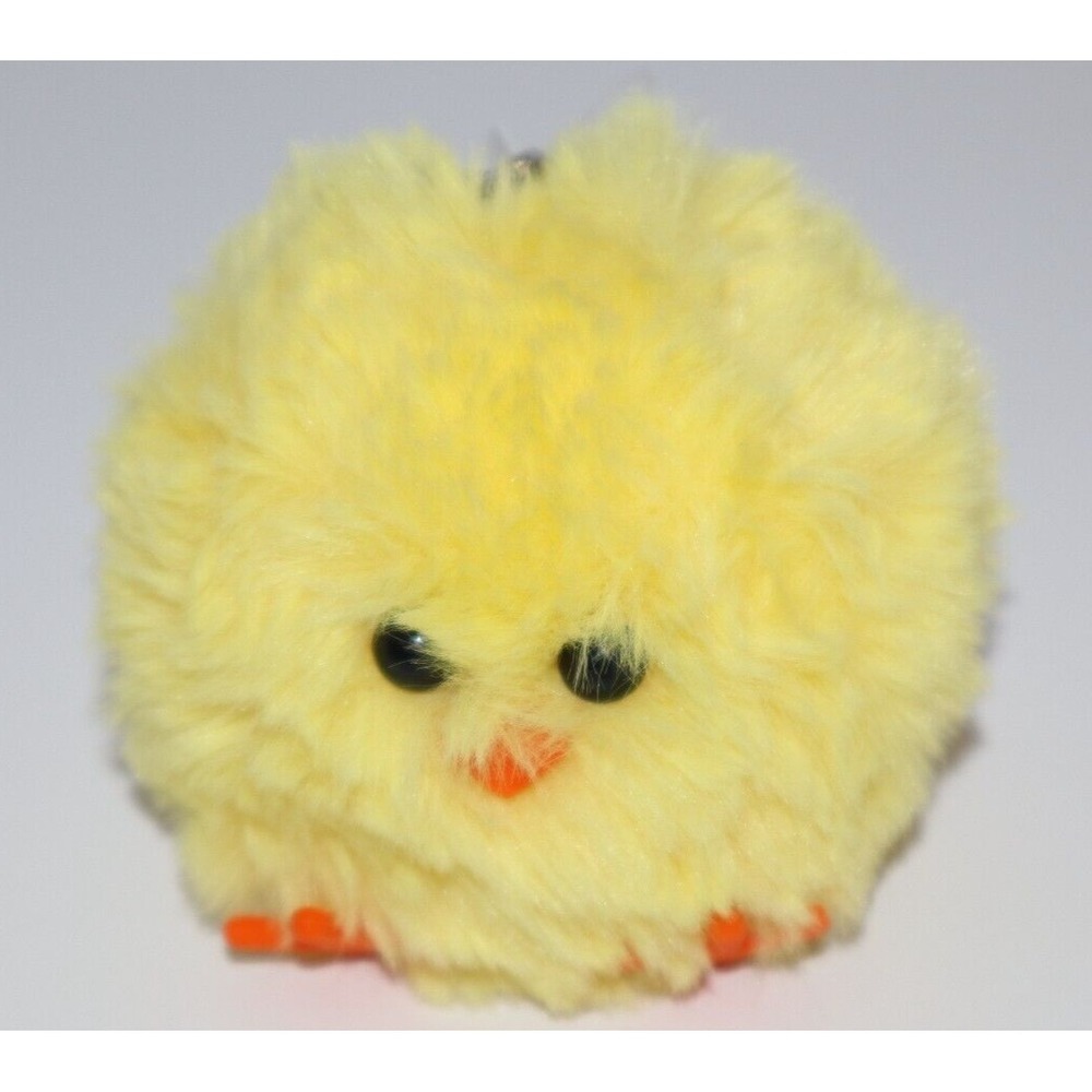 Bath & Body Works Easter Fuzzy Yellow CHICK Pocket Pocketbac Holder & Clip NEW